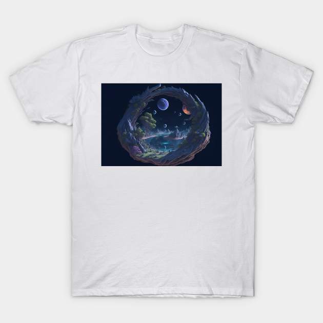 Planet island T-Shirt by RASR